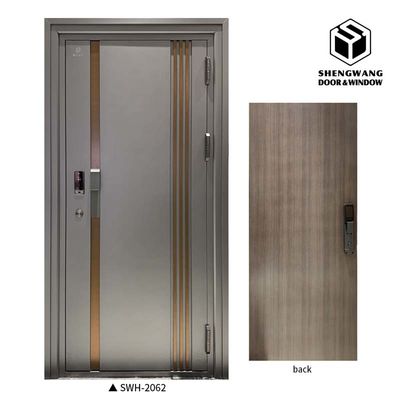 باب غرفة من الألومنيوم مقاوم للماء MDF أبواب مقاومة للحريق 200mm 300mm إطار
