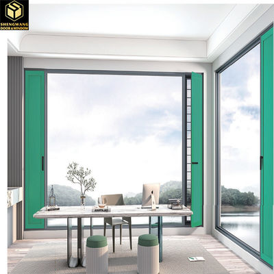 LOW E Security Curtain Wall Window Reinforced Aluminium Sliding Window For Kitchen (منخفضة الأمان للستارة الحائطية)