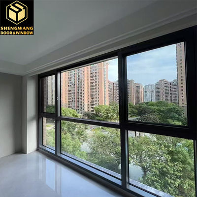 LOW E Security Curtain Wall Window Reinforced Aluminium Sliding Window For Kitchen (منخفضة الأمان للستارة الحائطية)