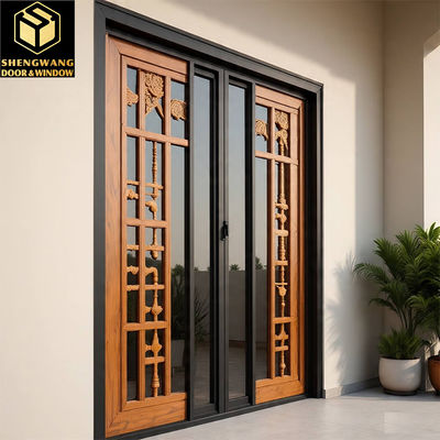 LOW E Security Curtain Wall Window Reinforced Aluminium Sliding Window For Kitchen (منخفضة الأمان للستارة الحائطية)