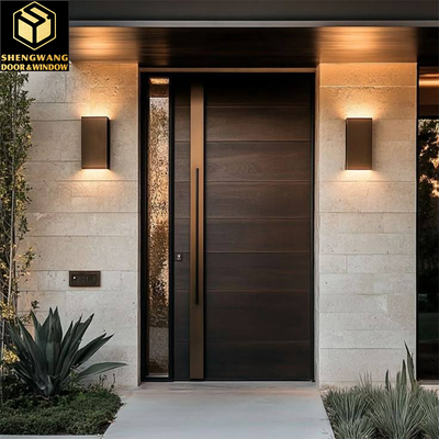 PU Paint With Gold Aluminum Room Door For OEM Fire Doors Internal